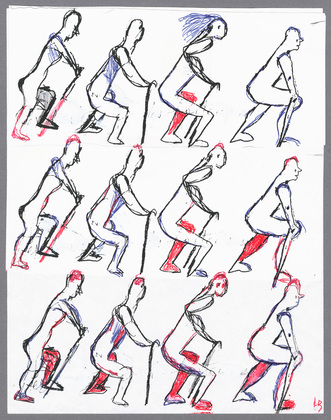 Louise Bourgeois. Untitled (Study for Saturday Morning). 2001, reworked 2002