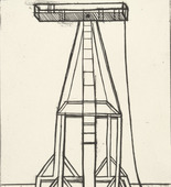 Louise Bourgeois. Plate 5 of 11, from the illustrated book, He Disappeared into Complete Silence, second edition. 1995