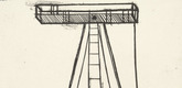 Louise Bourgeois. Plate 5 of 11, from the illustrated book, He Disappeared into Complete Silence, second edition. 1995
