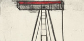 Louise Bourgeois. Plate 5 of 11, from the illustrated book, He Disappeared into Complete Silence, second edition. 1995