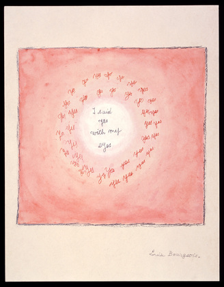 Louise Bourgeois. I Said Yes With My Eyes. 2004