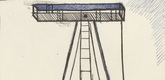Louise Bourgeois. Plate 5 of 11, from the illustrated book, He Disappeared into Complete Silence, second edition. 1995