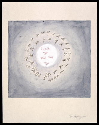 Louise Bourgeois. I Said Yes With My Eyes. 2004