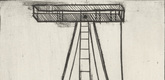 Louise Bourgeois. Plate 5 of 11, from the illustrated book, He Disappeared into Complete Silence, second edition. 1995