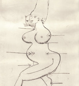 Louise Bourgeois. Sainte S&eacute;bastienne. 1991