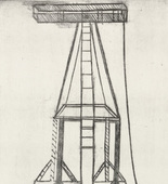 Louise Bourgeois. Plate 5 of 11, from the illustrated book, He Disappeared into Complete Silence, second edition. 1995