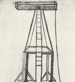Louise Bourgeois. Plate 5 of 11, from the illustrated book, He Disappeared into Complete Silence, second edition. 1995