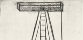 Louise Bourgeois. Plate 5 of 11, from the illustrated book, He Disappeared into Complete Silence, second edition. 1995
