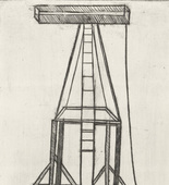 Louise Bourgeois. Plate 5 of 11, from the illustrated book, He Disappeared into Complete Silence, second edition. 1995