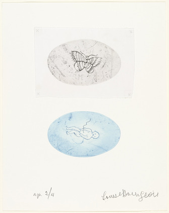 Louise Bourgeois. Baby and Butterfly. 2007