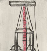 Louise Bourgeois. Plate 5 of 11, from the illustrated book, He Disappeared into Complete Silence, second edition. 1995