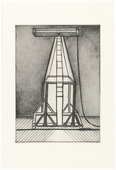 Louise Bourgeois. Plate 5 of 11, from the illustrated book, He Disappeared into Complete Silence, second edition. 1995-2003