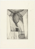 Louise Bourgeois. Untitled, plate 10 of 11, from the illustrated book, He Disappeared into Complete Silence, second edition. 1995