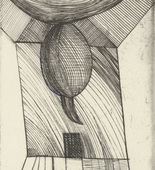 Louise Bourgeois. Untitled, plate 10 of 11, from the illustrated book, He Disappeared into Complete Silence, second edition. 1995