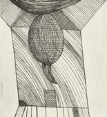Louise Bourgeois. Untitled, plate 10 of 11, from the illustrated book, He Disappeared into Complete Silence, second edition. 1995
