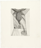 Louise Bourgeois. Untitled, plate 10 of 11, from the illustrated book, He Disappeared into Complete Silence, second edition. 1995
