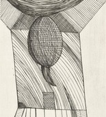 Louise Bourgeois. Untitled, plate 10 of 11, from the illustrated book, He Disappeared into Complete Silence, second edition. 1995