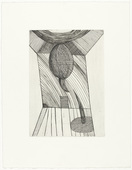Louise Bourgeois. Untitled, plate 10 of 11, from the illustrated book, He Disappeared into Complete Silence, second edition. 1995