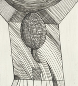 Louise Bourgeois. Untitled, plate 10 of 11, from the illustrated book, He Disappeared into Complete Silence, second edition. 1995