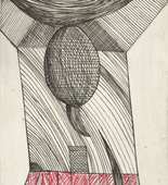 Louise Bourgeois. Untitled, plate 10 of 11, from the illustrated book, He Disappeared into Complete Silence, second edition. 1995