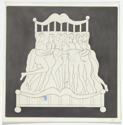 Louise Bourgeois. Untitled, plate 5 of 5, from the illustrated book, and plate 5 of 7, from the portfolio, Metamorfosis. 1997