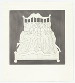 Louise Bourgeois. Untitled, plate 5 of 5, from the illustrated book, and plate 5 of 7, from the portfolio, Metamorfosis. 1997