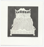 Louise Bourgeois. Untitled, plate 5 of 5, from the illustrated book, and plate 5 of 7, from the portfolio, Metamorfosis. 1997