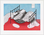 Louise Bourgeois. Le Lit Gros &Eacute;dredon (with lips). 1997