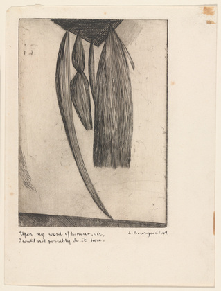 Louise Bourgeois. Hanging Weeds. 1949