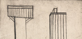 Louise Bourgeois. Plate 2 of 9, from the illustrated book, He Disappeared into Complete Silence. 1946-1947