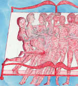 Louise Bourgeois. Eight in Bed. 1998