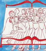 Louise Bourgeois. Eight in Bed. 1998