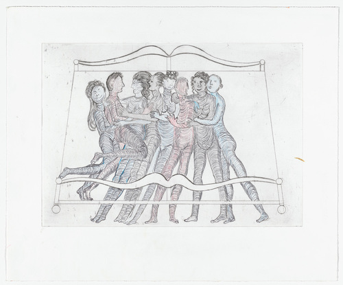 Louise Bourgeois. Eight in Bed. 1998