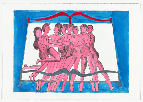 Louise Bourgeois. Eight in Bed. 1998