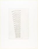 Louise Bourgeois. Untitled, plate 3 of 8, from the puritan. 1990