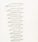 Louise Bourgeois. Untitled, plate 3 of 8, from the puritan. 1990