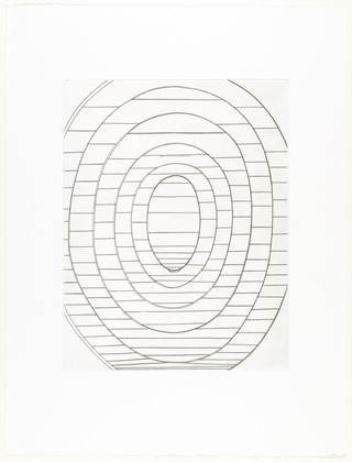 Louise Bourgeois. Untitled, plate 5 of 8, from the puritan. 1990