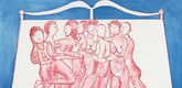Louise Bourgeois. Eight in Bed. 1998
