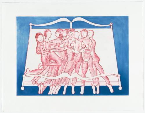 Louise Bourgeois. Eight in Bed. 1998