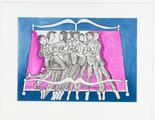 Louise Bourgeois. Eight in Bed. 1998