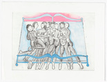 Louise Bourgeois. Eight in Bed. 1998