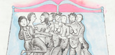 Louise Bourgeois. Eight in Bed. 1998