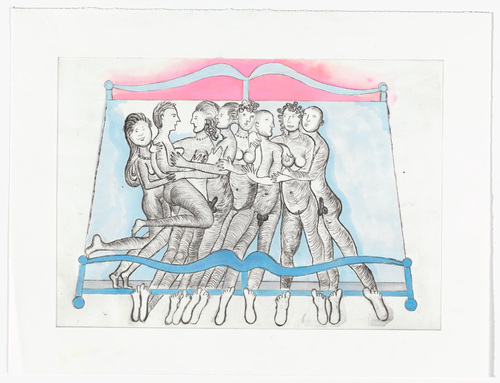 Louise Bourgeois. Eight in Bed. 1998