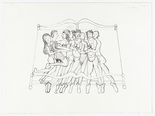 Louise Bourgeois. Eight in Bed. 2000