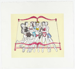 Louise Bourgeois. Eight in Bed. 2000