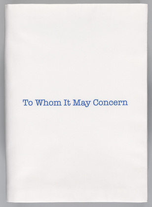 Louise Bourgeois. To Whom It May Concern. 2009-2010