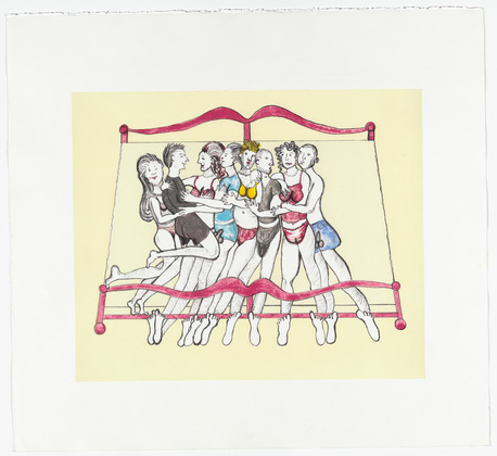 Louise Bourgeois. Eight in Bed. 2000