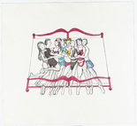 Louise Bourgeois. Eight in Bed. 2000