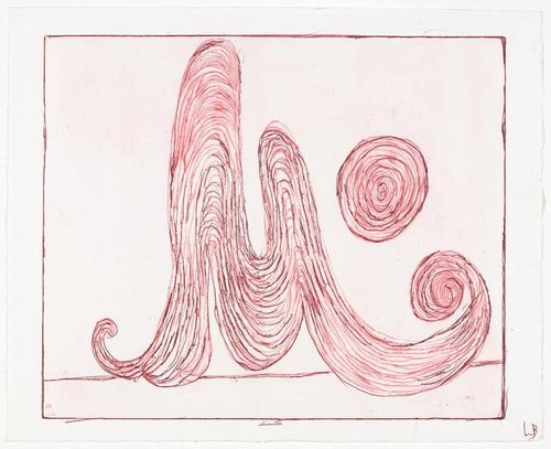 Louise Bourgeois. M Is for Mother, plate 4 of 7, from the portfolio, La R&eacute;paration. 2002