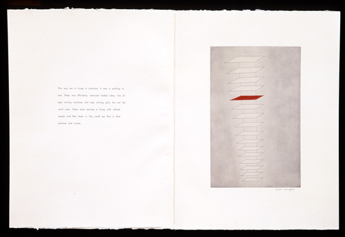 Louise Bourgeois. Untitled, plate 3 of 8, from the puritan: folio set #2 of 7. 1990-1997